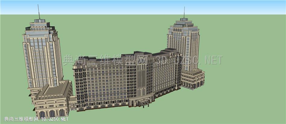 110701酒店区域模型