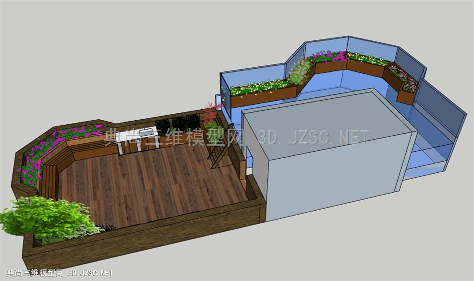 屋顶花园设计布局（1）
