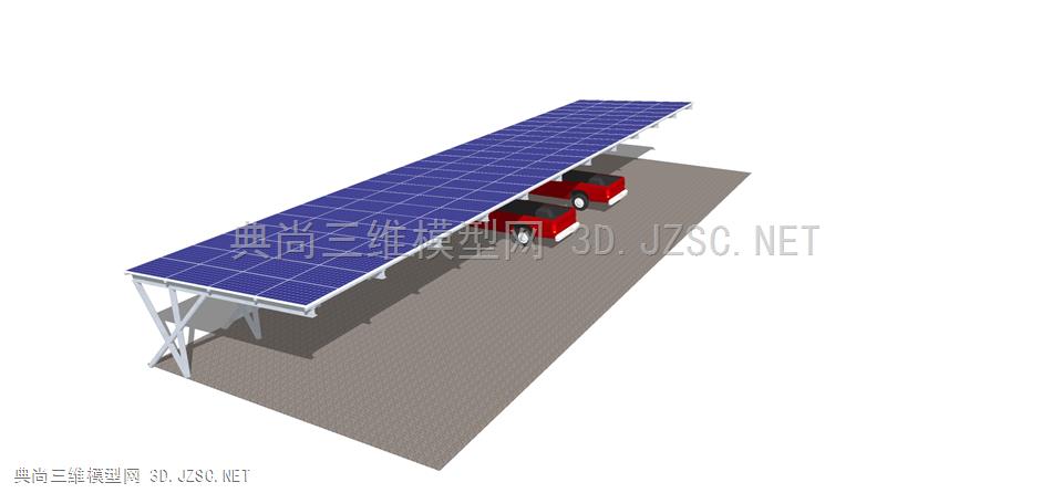 太阳能电池板停车场雨棚
