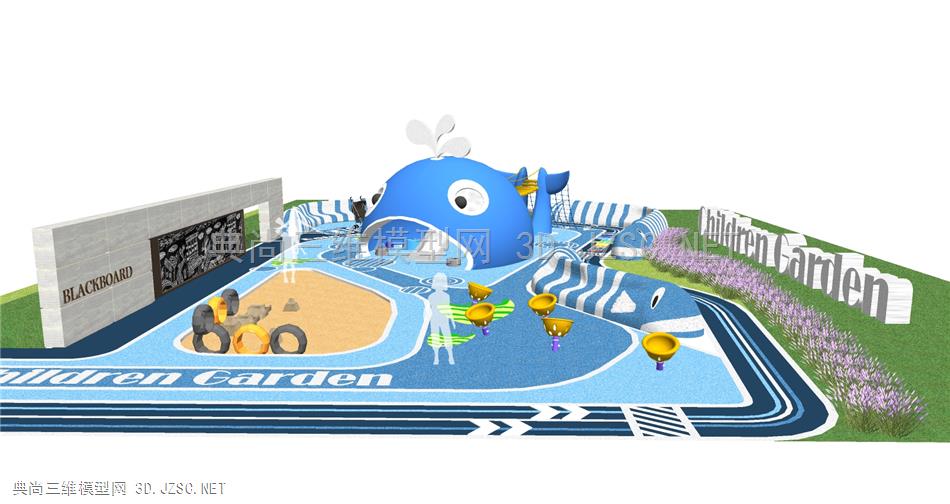 海洋主题儿童乐园鲸鱼游乐场游乐设施1