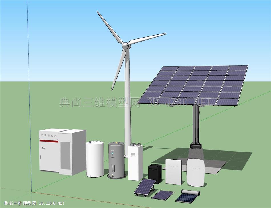 风力发电太阳能发电空气能发电1