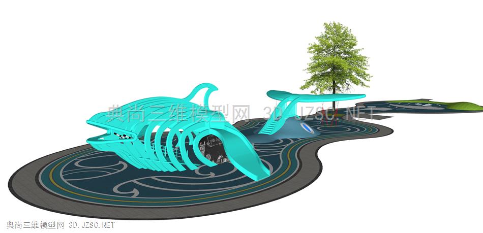 鱼主题儿童乐园 (5) 儿童游乐园 海洋主题乐园  海洋馆装置  鲨鱼 鲸鱼 儿童公园