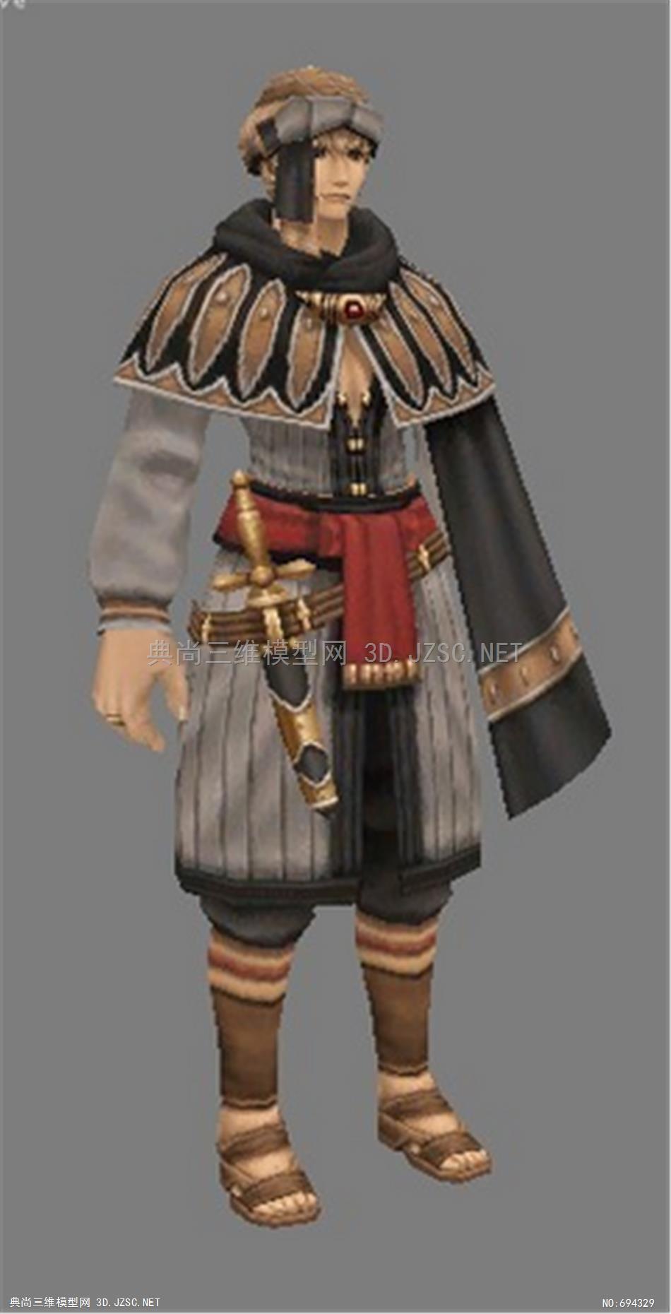 屏幕截图游戏人物人物角色单体模型一个带毡帽的男角色
