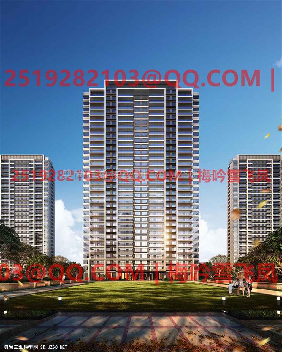 20210120现代风格高层豪宅
