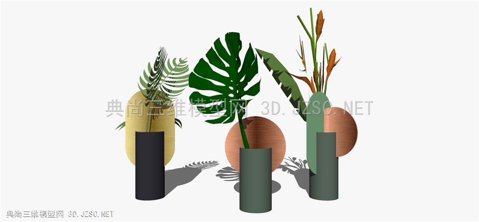 现代风格装饰植物摆件 (7)