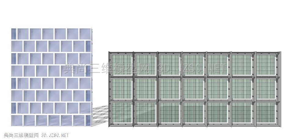 玻璃幕墙抓点结构 (32)  建筑玻璃墙 建筑墙结构 玻璃外墙结构 剖面图  建筑剖面图 玻璃墙