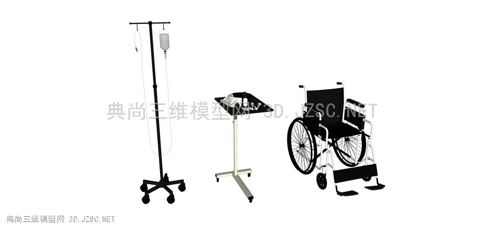 医疗器械 21  医疗设备 输液架 输液瓶  轮椅 自动轮椅 镊子托盘 针管 