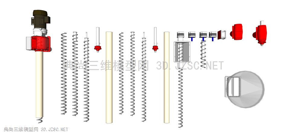 绞龙输送机  绞车卷扬机 工业设施 工业设备  电工工具 器材