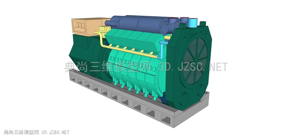 12V柴油发电机 生产设备  工业设备 工业设施  电力机 发电机