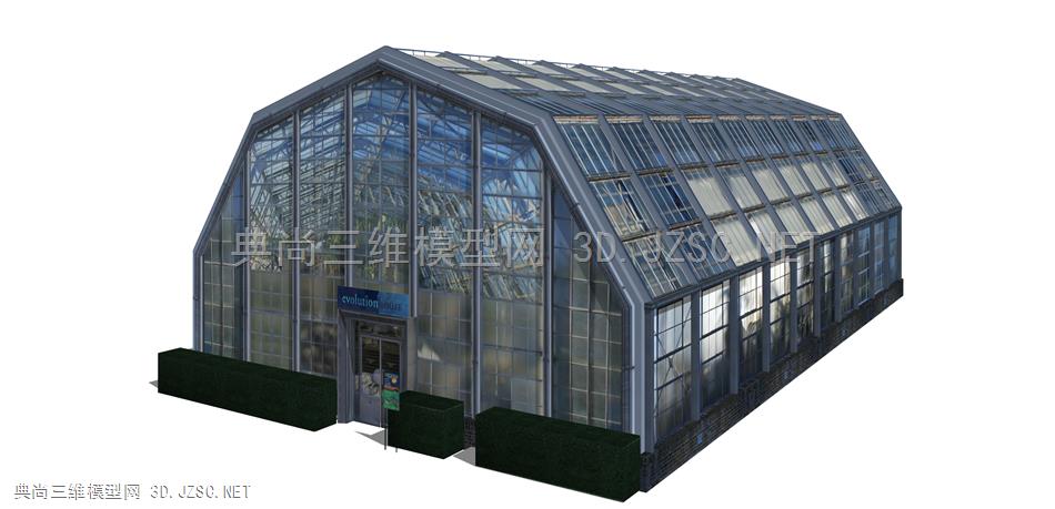 温室 (68)  玻璃棚 阳光房 种植棚 菜园 种植园 蔬菜棚 玻璃房 钢结构玻璃房 建筑 花园房