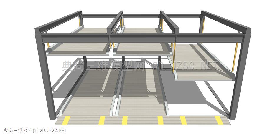钢结构自动立体停车场 10 钢结构自动立体停车场  停车场 立体停车 智能停车 公共立体车库