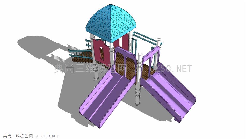 儿童室外活动器材滑梯爬架城堡 (51)