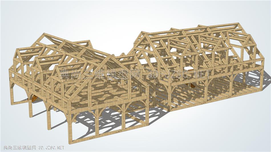 木屋骨架结构