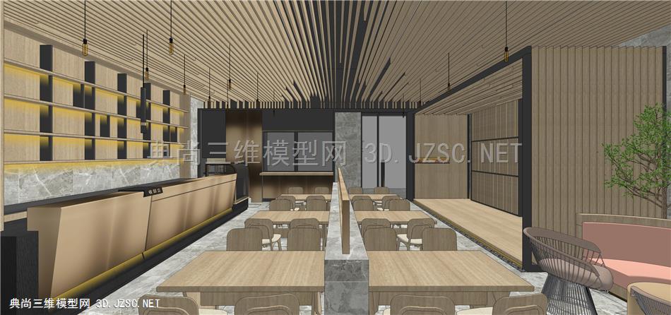 原木风日式居酒屋 (4) 餐厅 中式餐厅 饭店 餐饮空间 中餐饮 日料店 寿司店