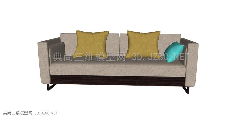 1184中国 HC28  家具，沙发，现代休闲沙发，多人沙发