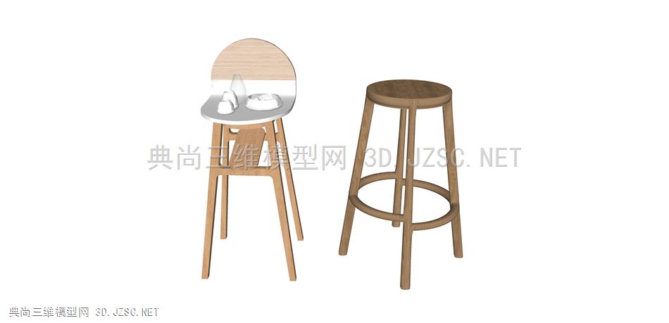 1519中国 吱音  椅子  吧椅 吧台椅 木椅 休闲椅 凳子 