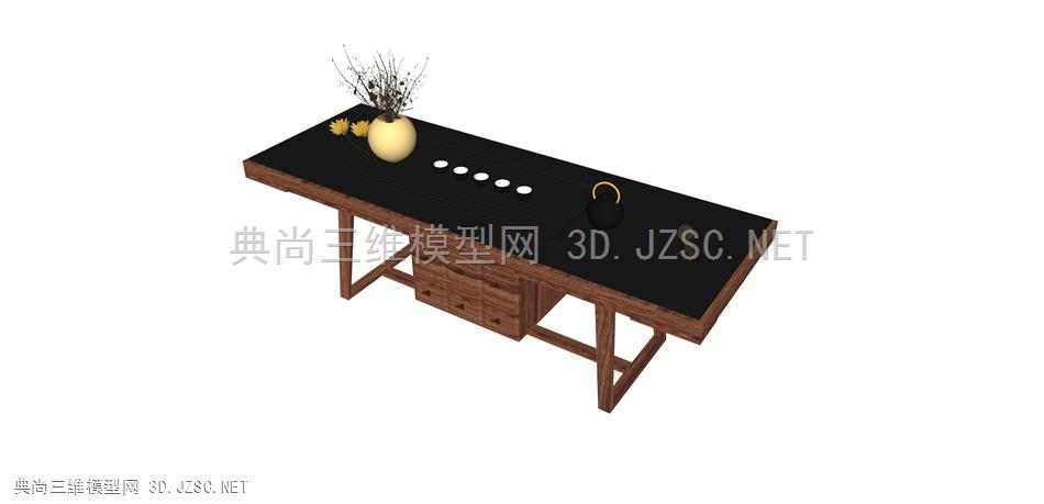 1494中国 雅宝 餐桌，木桌，长木桌，装饰桌，花瓶，装饰品，玄关桌