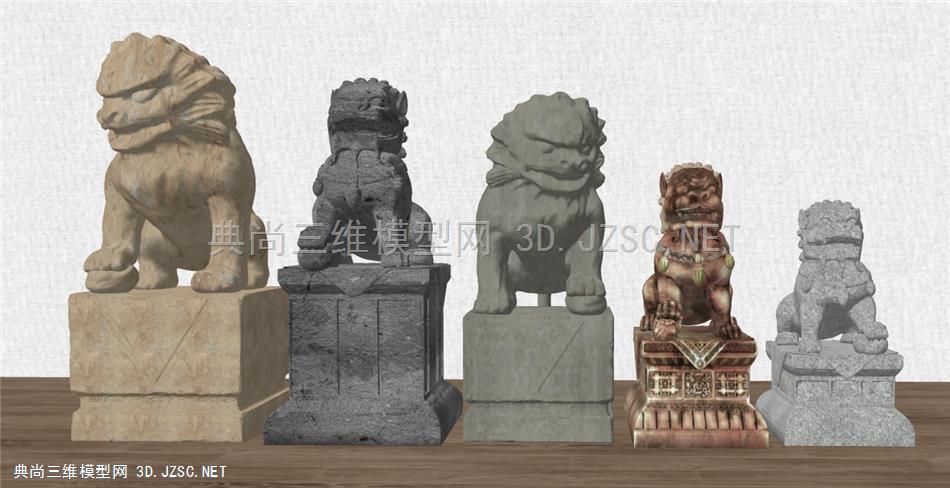 中式雕塑_石狮子雕塑，石狮子雕塑，中式石狮子