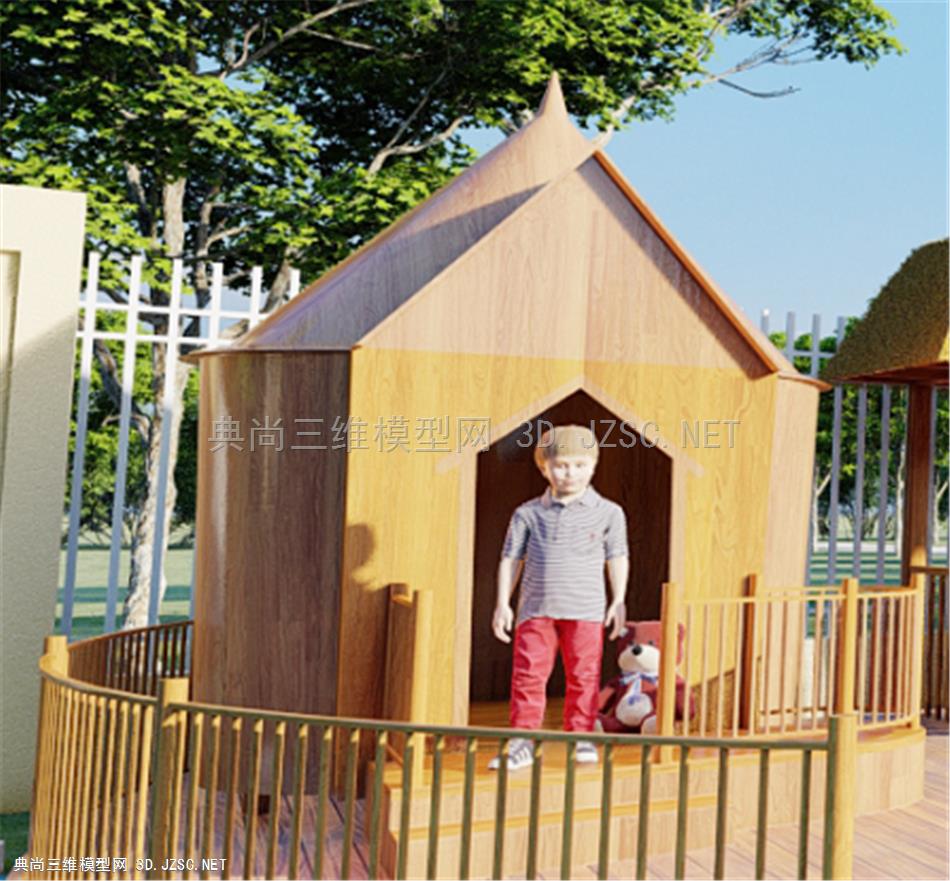 儿童游乐户外游乐户外儿童小木屋