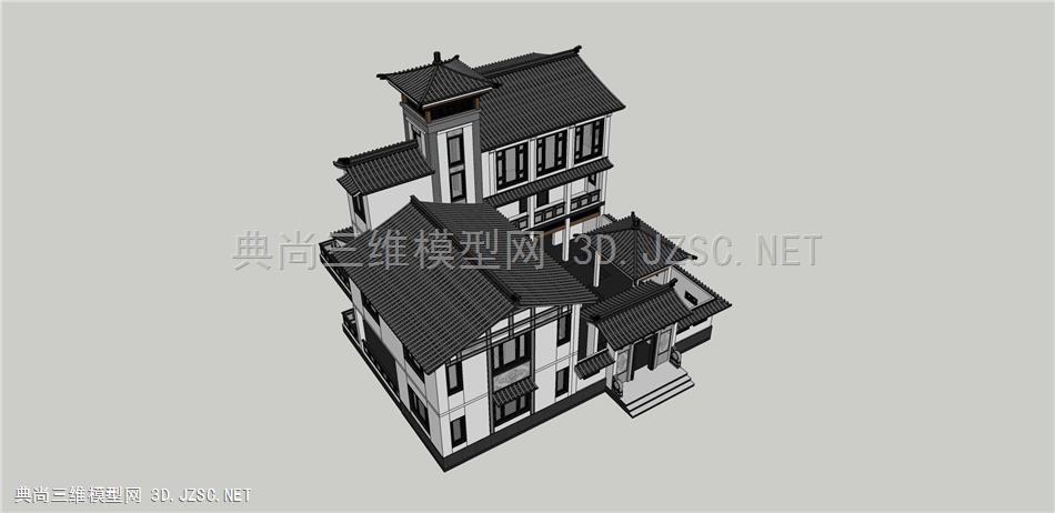 现代新中式独栋别墅