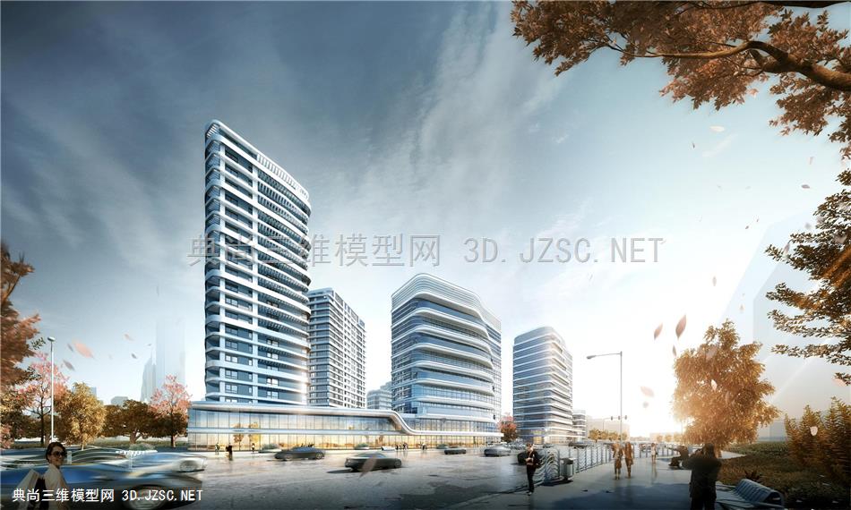 北京未来科技城 整合模型（公建+住宅）北京天华