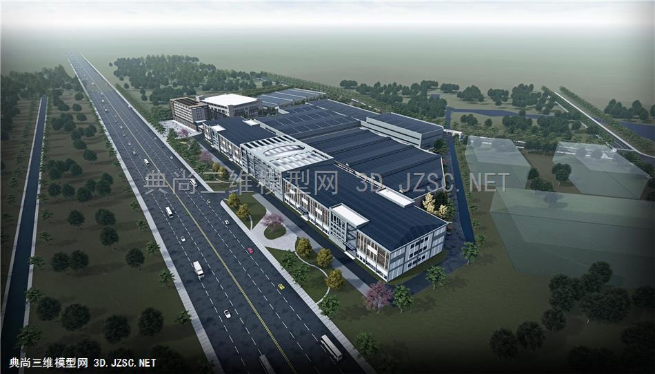 20200630-黄山互创实业有限公司厂区方案设计lumion