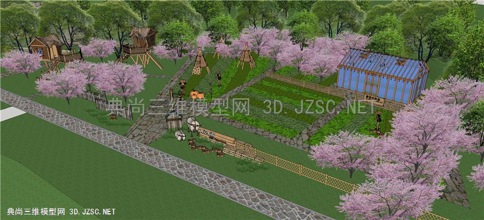 现代中式农业农场 亲子乐园 菜园菜地 田园景观-3-2015版本
