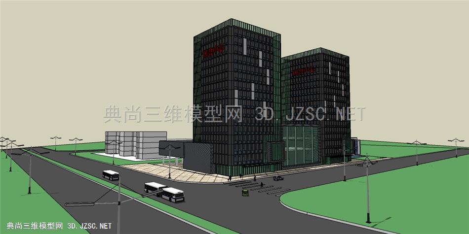 144[办公] 研发大楼的模型 