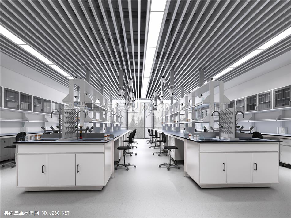 现代实验室 实验台 试剂架 实验凳